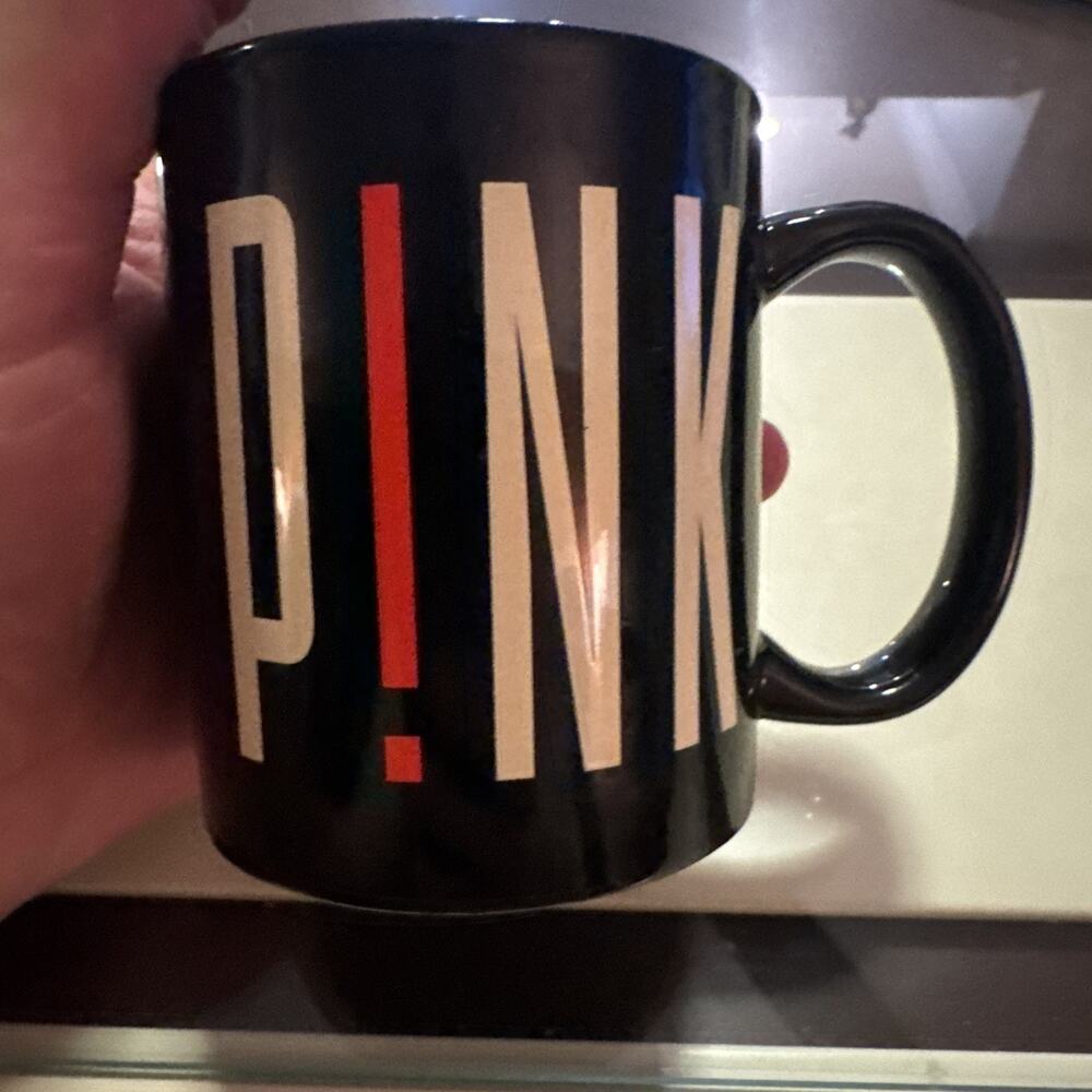 Pink Lettering Coffee Cup